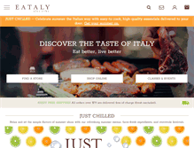 Tablet Screenshot of eataly.com