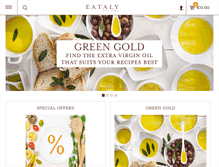 Tablet Screenshot of eataly.net